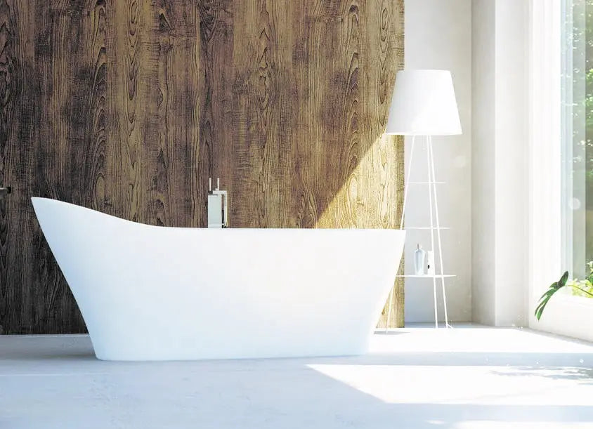 Mette Bathtub, Luxury bathtub , Solid Surface bathtub ,Matte white bathtub ,Large bathtub, free standing bathtub