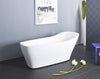 Mette Bathtub, Luxury bathtub , Solid Surface bathtub ,Matte white bathtub ,Large bathtub, free standing bathtub