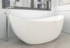 Moon free standing bathtub. Oval acrylic tub. Modern tub. Secret Bath