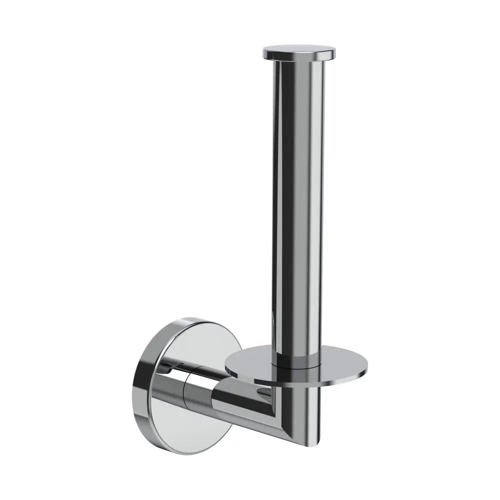 Upright toilet paper holder
