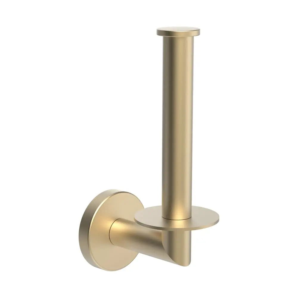 Matte gold toilet paper holder