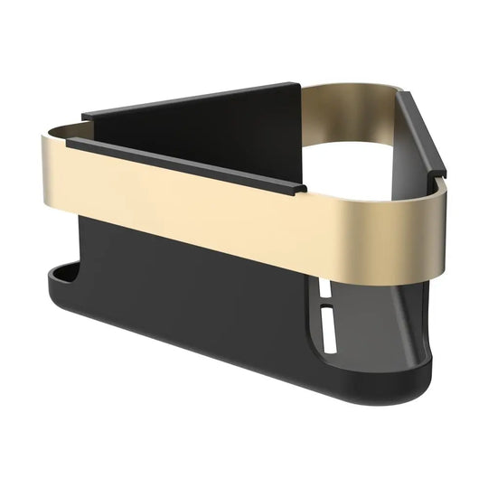 Luxury brushed gold shower caddy