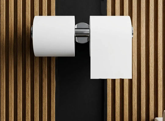 double toilet roll holder