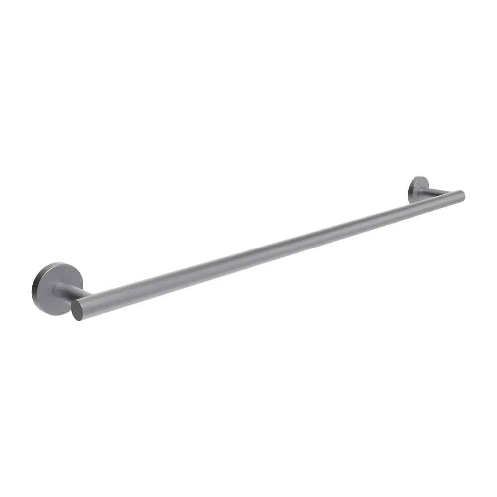 Brushed inox large towel bar by Laufen