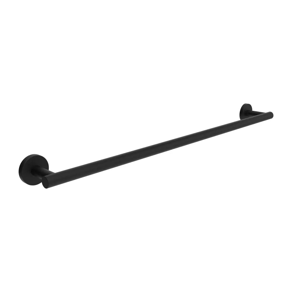 Matte black extra large towel bar by Laufen