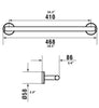 towel bar drawing