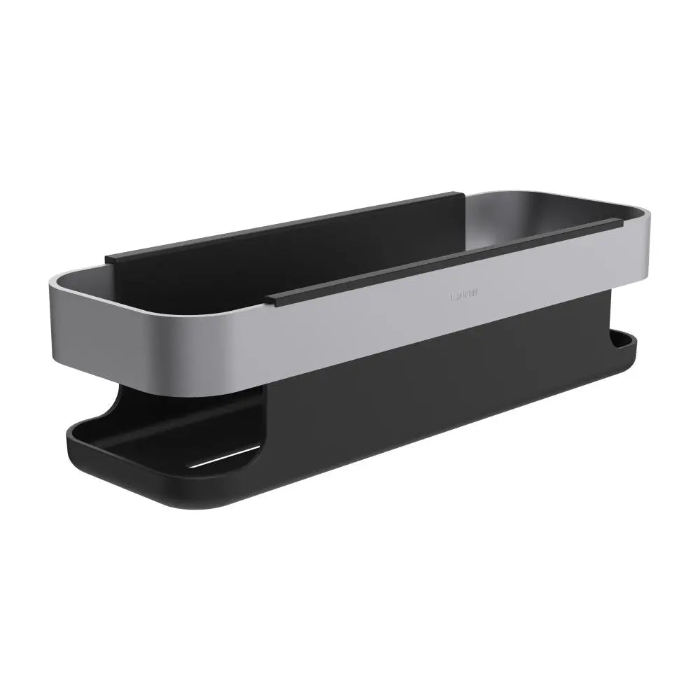 brushed inox shower caddy