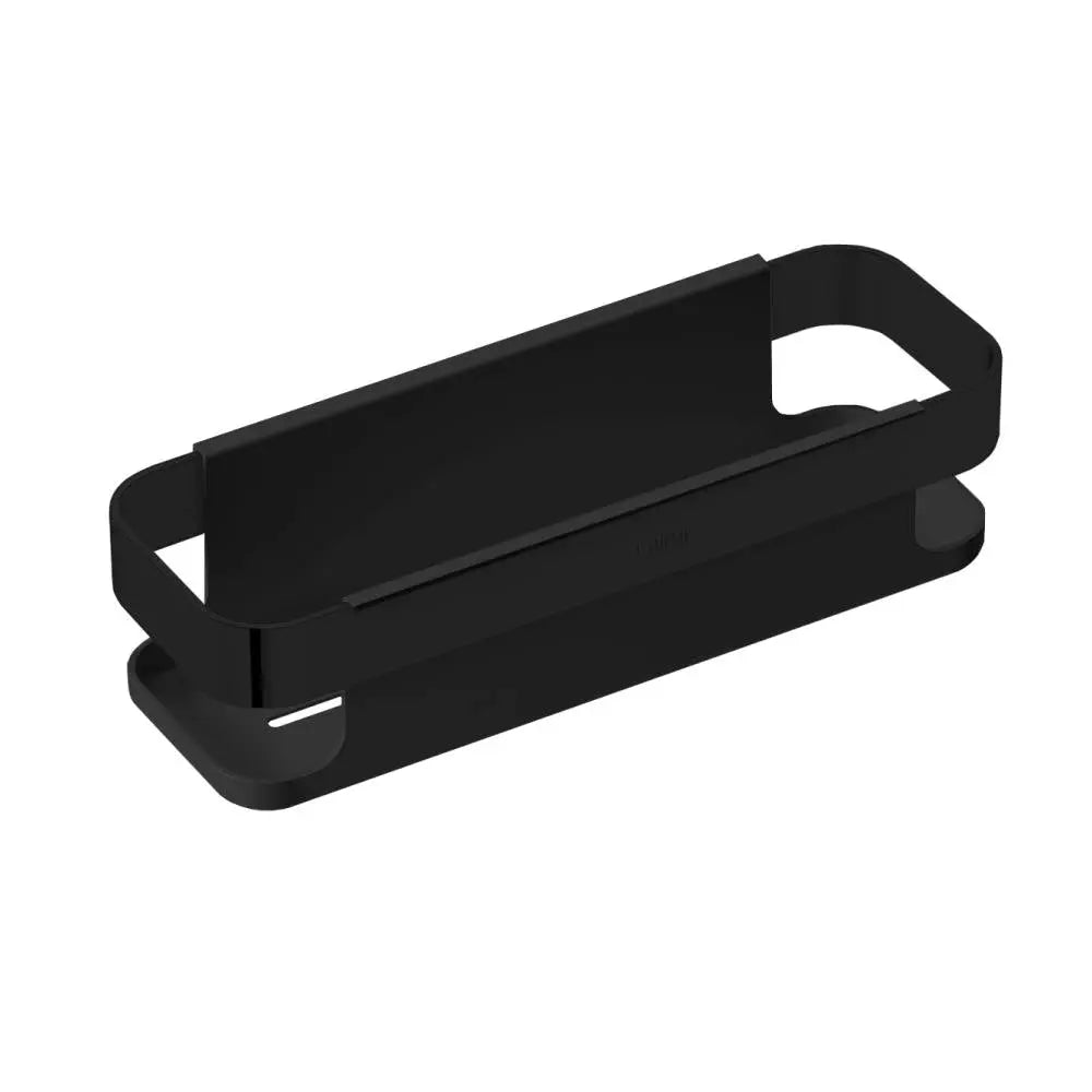 matte black high-end shower caddy