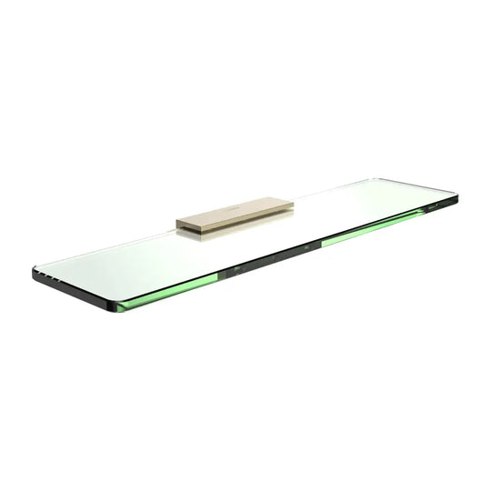 Niara wall mounted glass shelf. Modern bathroom shelves secretbathstore