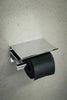Black toilet paper