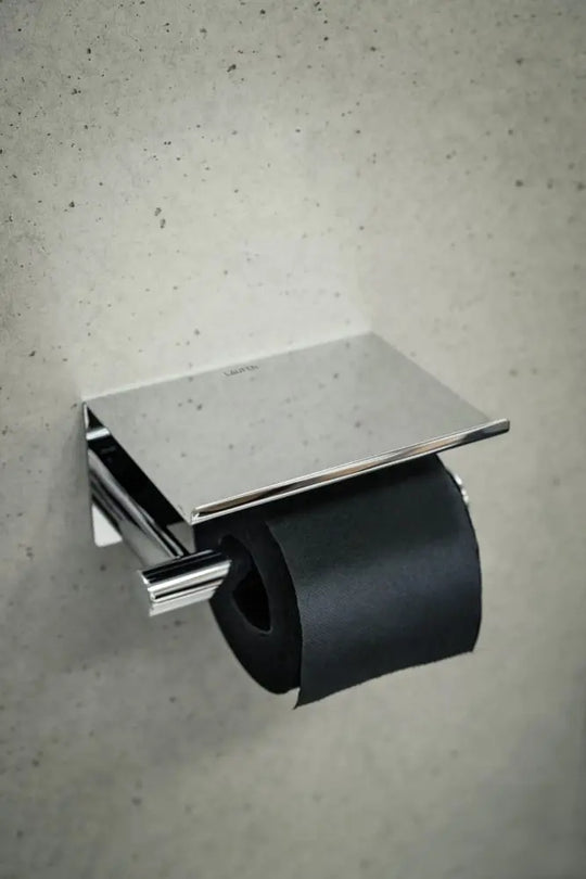 Black toilet paper
