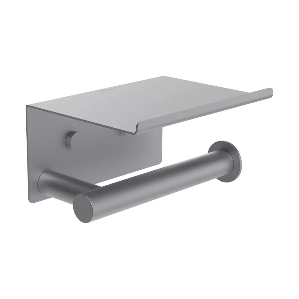 brushed inox toilet paper holder