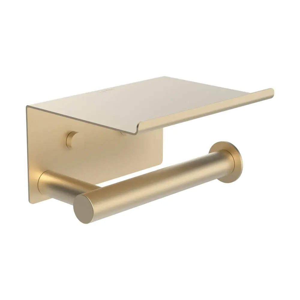 Champagne finish toilet paper holder