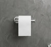 chrome toilet roll holder without lid