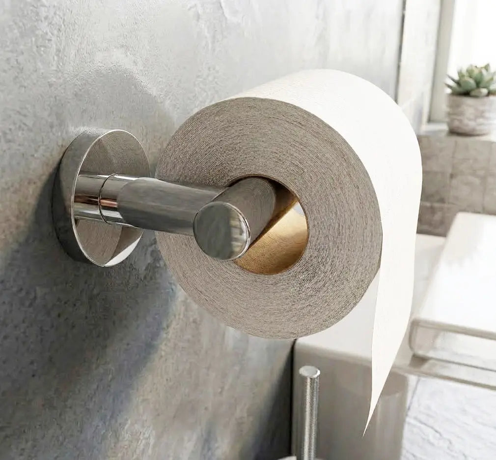 chrome toilet paper holder