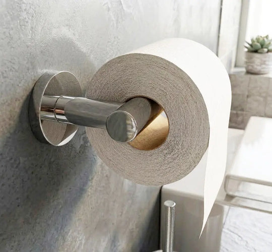 chrome toilet paper holder