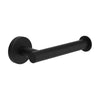 Matte black toilet roll holder