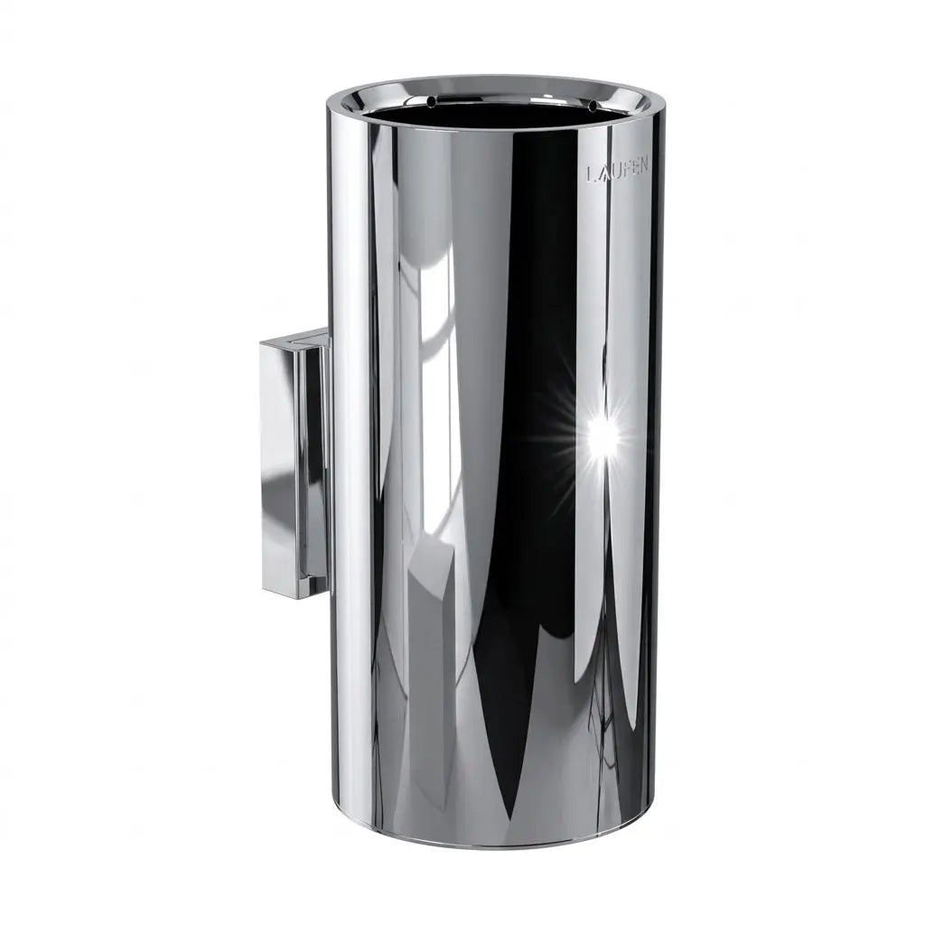 Niara wall mounted toothbrush holder. Modern tumbler holder secretbathstore