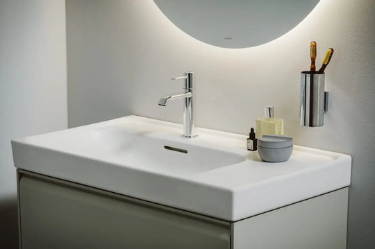 Niara wall mounted toothbrush holder. Modern tumbler holder secretbathstore
