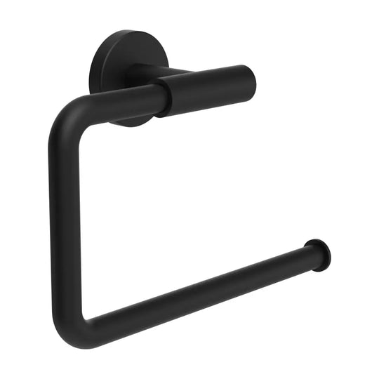 matte black hand towel holder