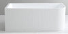 Ohio corner bathtub. Free standing corner tub. Textured tub. Modern bathtub. Secret Bath