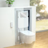 Roca Omi Wall Hung Smart Toilet, White Vitreous China/White