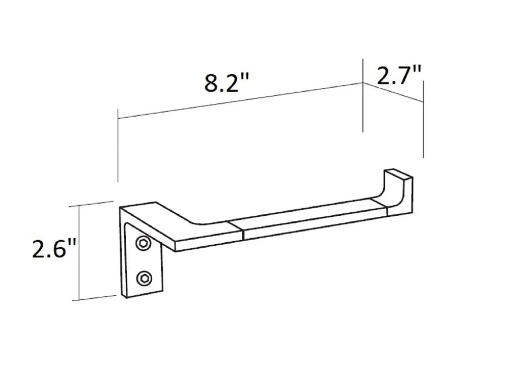 Orio Toilet Paper Holder for Modern Bathrooms, Chrome toilet roll holder Uraldi