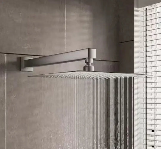 Loretta polished chrome complete shower set  .Shower System 10 Inches showerhead Secret Bath