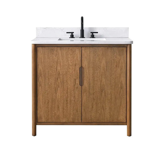 Raleigh 36" Bathroom Vanity with Sink, Free Standing