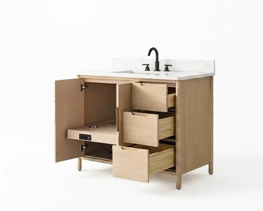 Raleigh 42" free standing bathroom vanity.