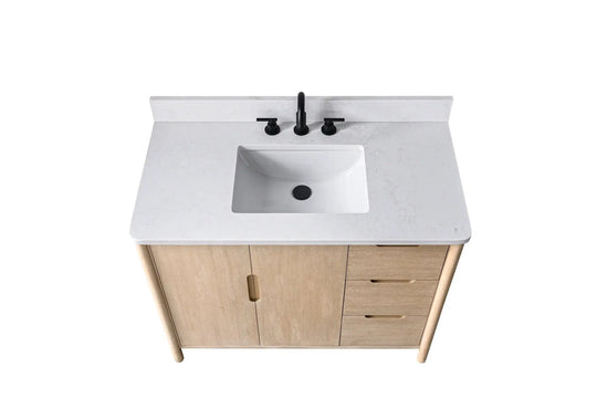 Raleigh 42" free standing bathroom vanity.