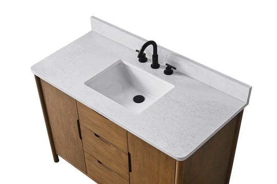 Raleigh 48" free standing single bathroom vanity.