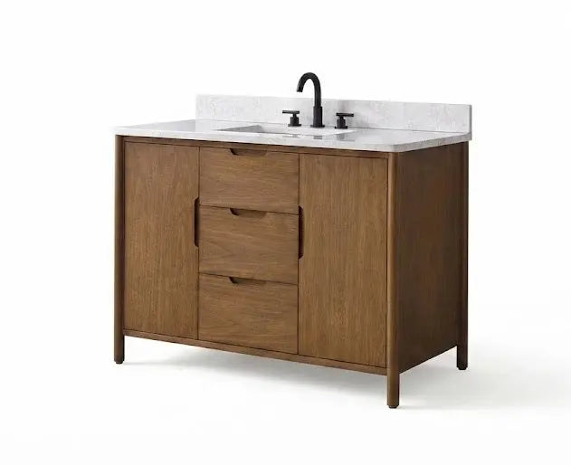 Raleigh 48" free standing single bathroom vanity.