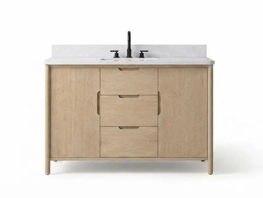 Raleigh 48" free standing single bathroom vanity.