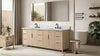 Raleigh 84" free standing double bathroom vanity.