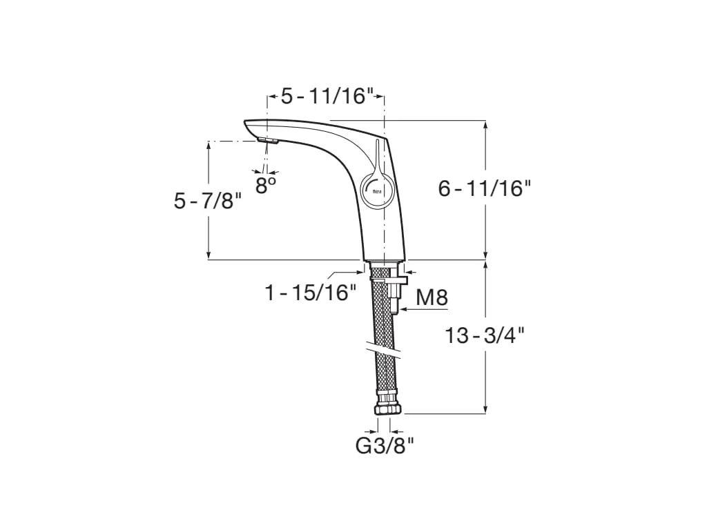 Insignia by Roca bathroom sink faucet. Modern taps. Bathroom faucets. Roca Group