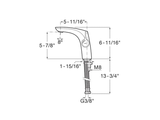 Insignia by Roca bathroom sink faucet. Modern taps. Bathroom faucets. Roca Group