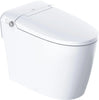 Ultra, elongate tankless bidet Toilet, Floor Mount, White Vitreous China. Celite by Roca Roca