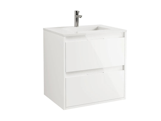 Cube small Bath Vanity with sink. 24 inches bathroom vanity. Roca Group