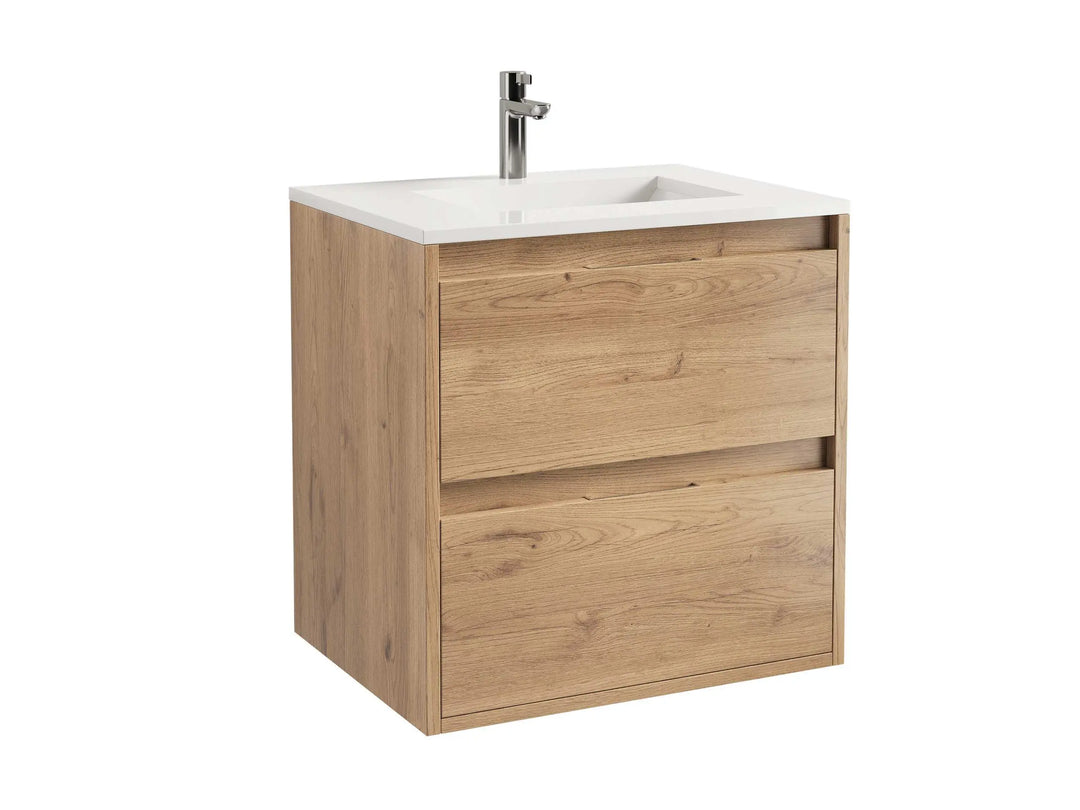 Cube small Bath Vanity with sink. 24 inches bathroom vanity. Roca Group