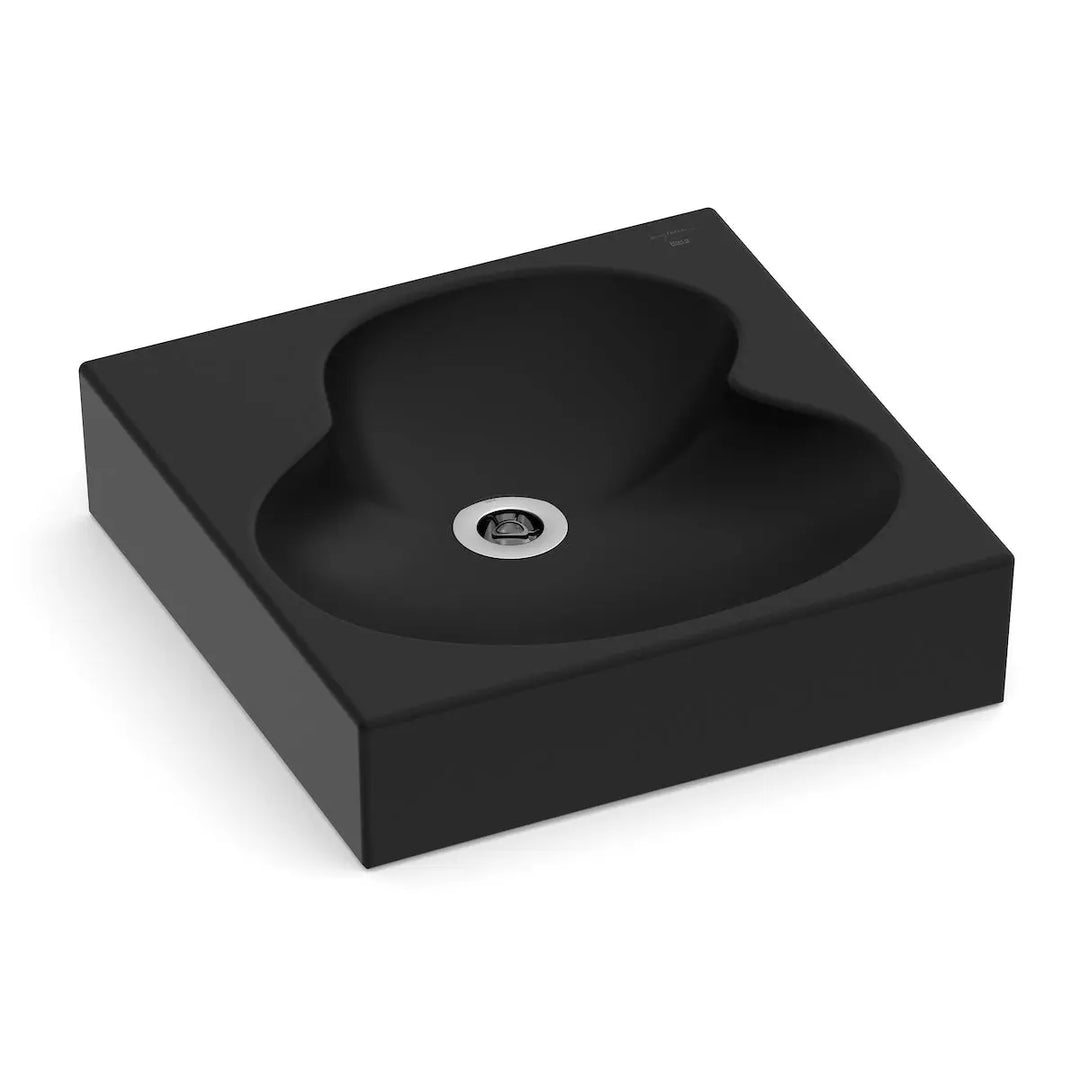 Ruy Ohtake by Roca Square bathroom sink. Square vessel sink Roca