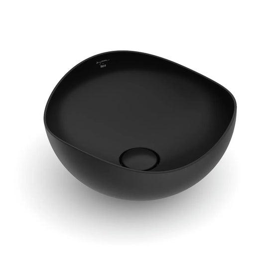 Ruy Ohtake by Roca Round Organic Porcelain vessel sink.