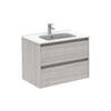 Samoa 32 inches wall mounted Bathroom Vanity 2 drawers with ceramic sink console Roca Group