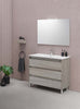 Samoa 32 inches modern standing bathroom vanity 3 Drawers with ceramic sink console Roca Group