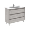 Samoa 40 inches modern standing bathroom vanity 3 Drawers with ceramic sink console