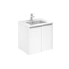 Samoa 24 inches modern wall mounted bathroom Vanity 2 doors with ceramic sink console