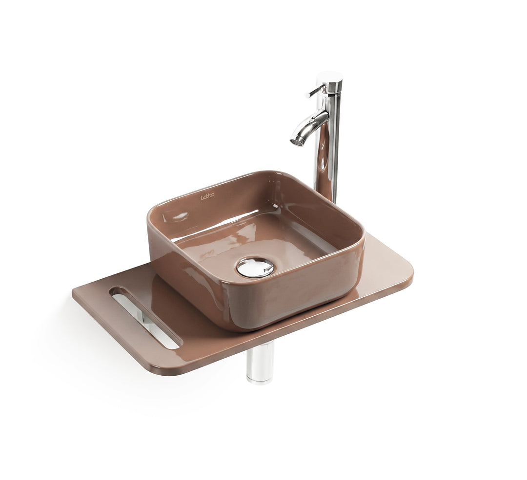 Modern vanity set|Colored bathroom sink set