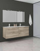 Tirare 64" Double Bathroom Vanity with drawers. Double sink vanity