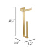 Yass toilet paper holder with spare. Brush gold toilet paper holder, toilet roll holder