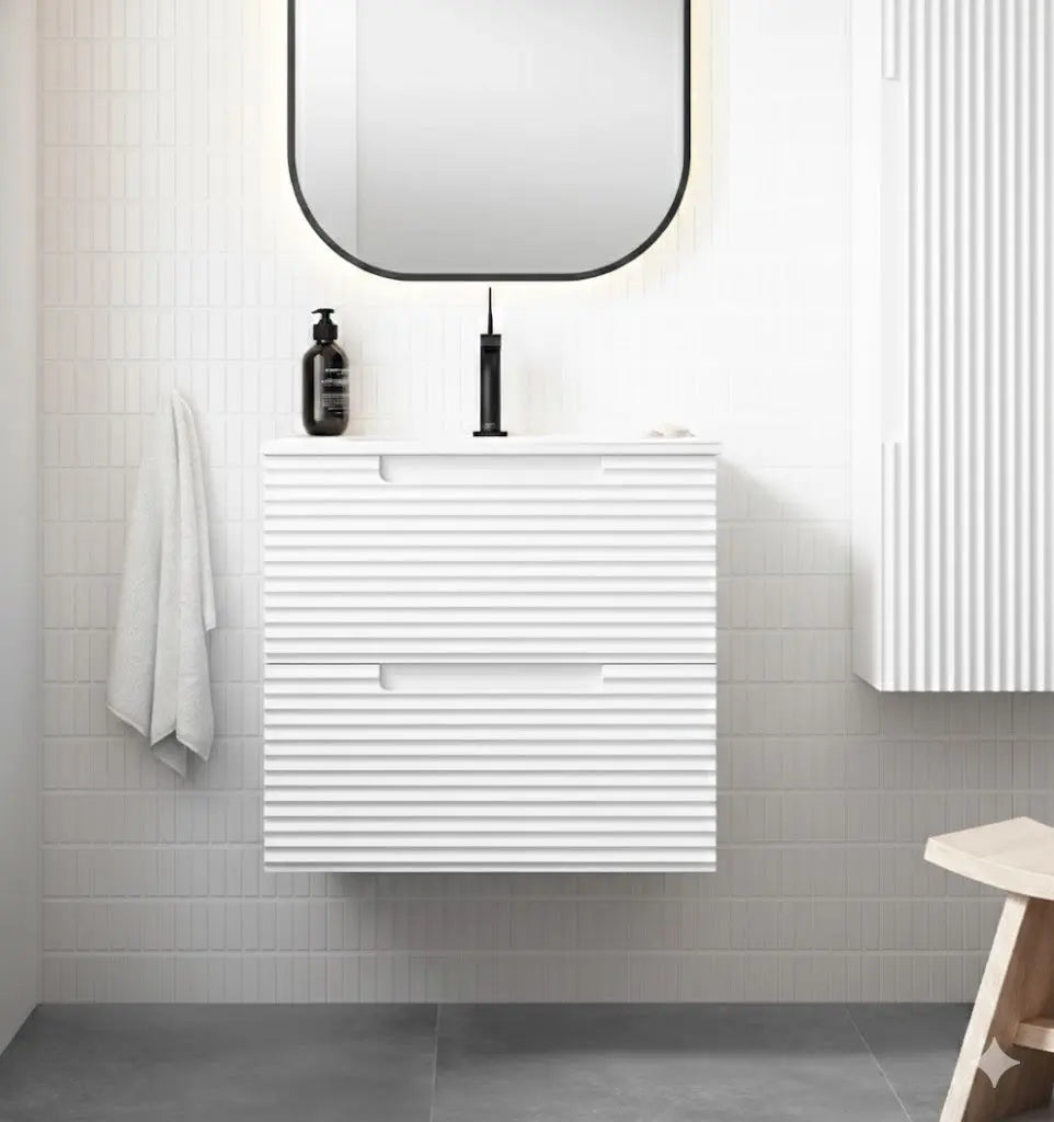 Tokyo small bathroom vanity 24". Small modern bathroom cabinet - secretbathstore